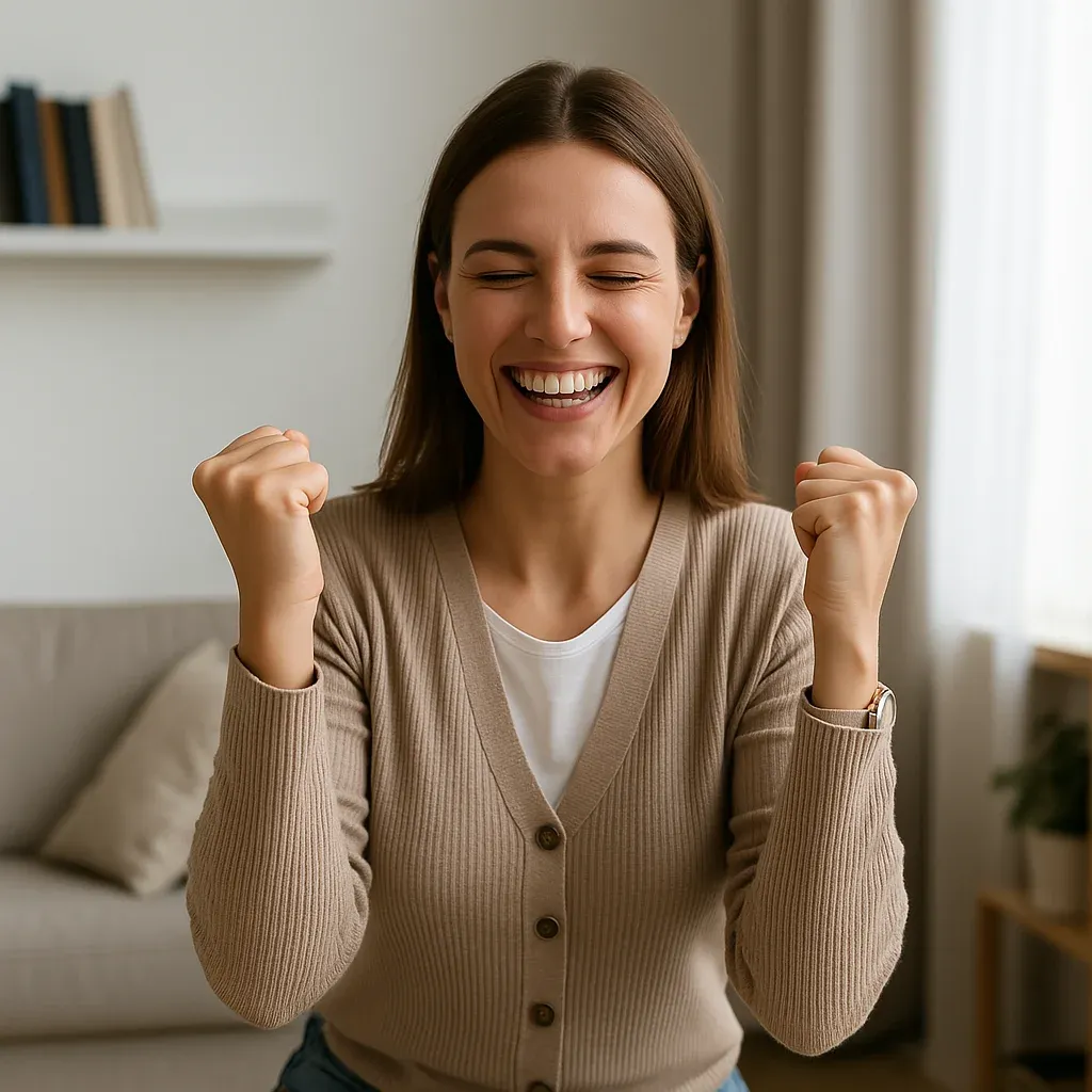 Mujer feliz
